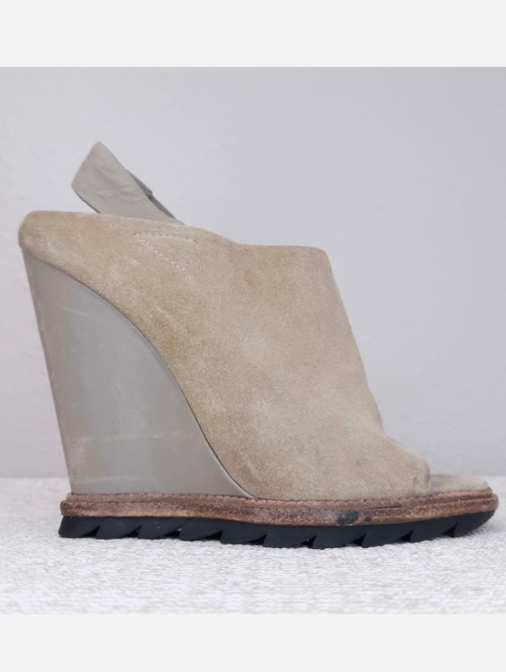 Camilla Skovgaard Slingback Wedge Heel Open Toe Pumps